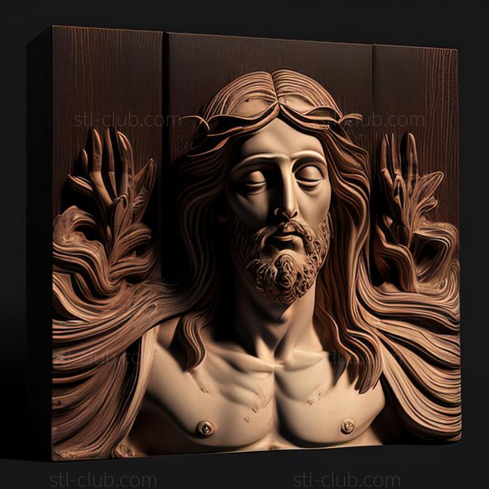 3D model st jesus (STL)